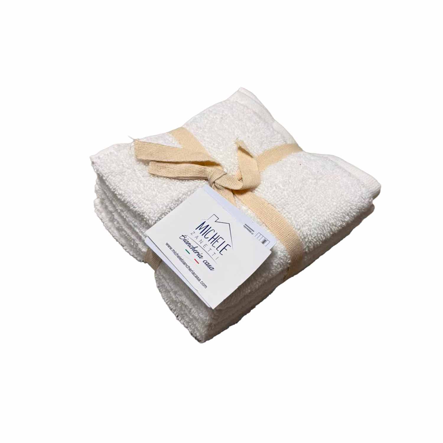 Set 4 Lavette 33x33 cm in Spugna 100% Cotone 500 GSM – Morbide e Assorbenti