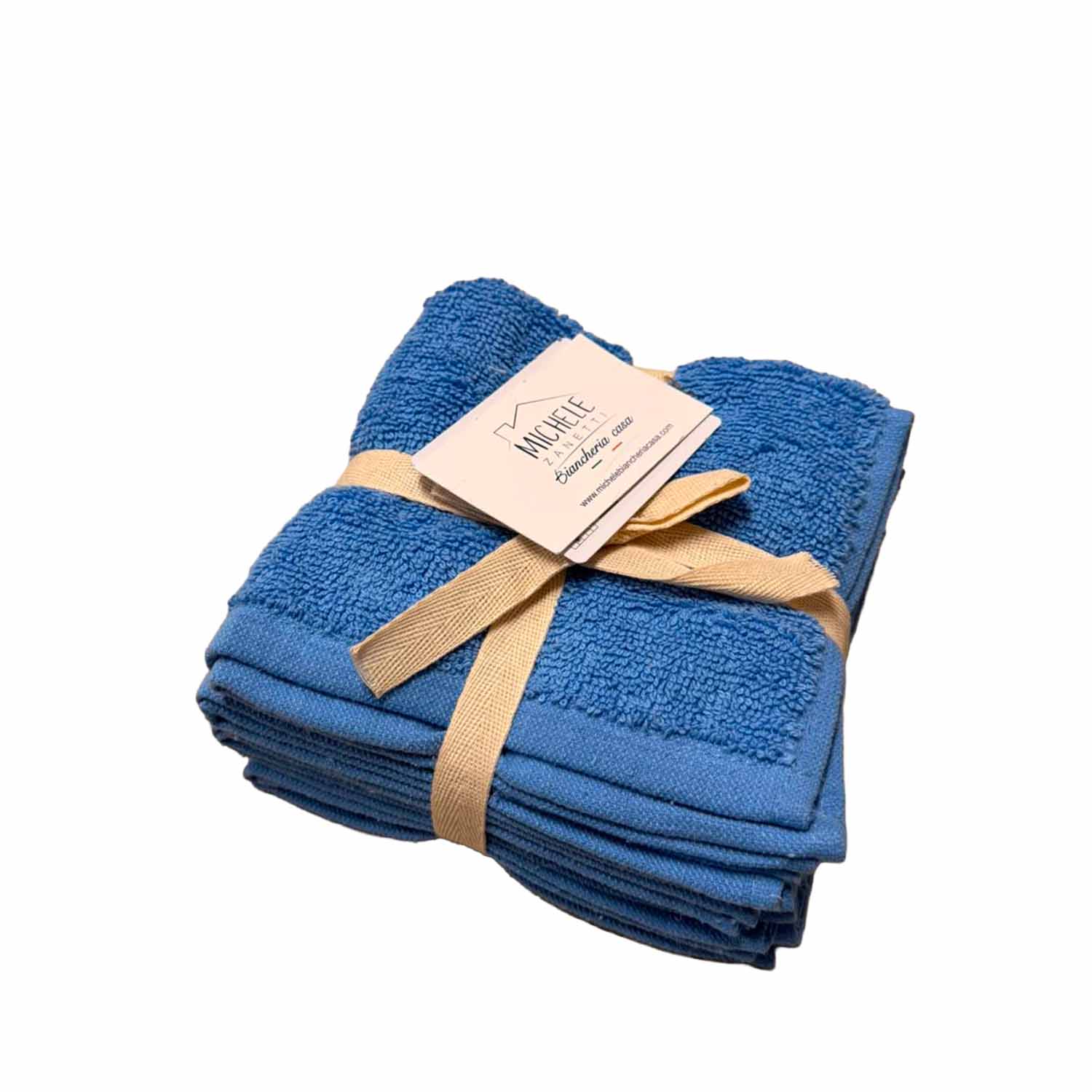 Set 4 Lavette 33x33 cm in Spugna 100% Cotone 500 GSM – Morbide e Assorbenti