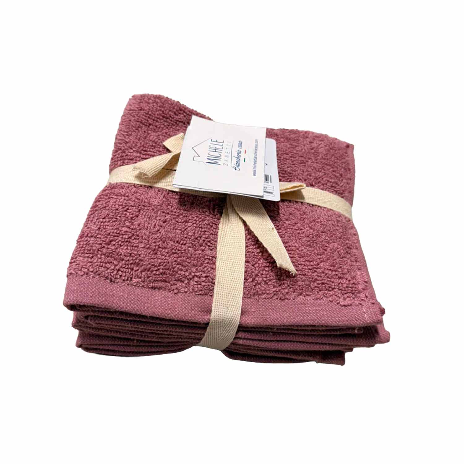 Set 4 Lavette 33x33 cm in Spugna 100% Cotone 500 GSM – Morbide e Assorbenti