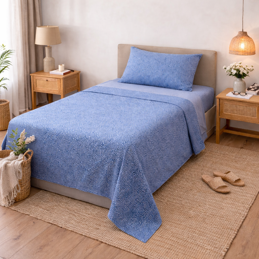 Completo Lenzuola Piazza e Mezza 100% Cotone Micro Chic – Elegante e Moderno