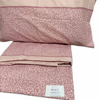 Completo Lenzuola Matrimoniale 100% Cotone Animalier Rosa – Stile Modern Chic
