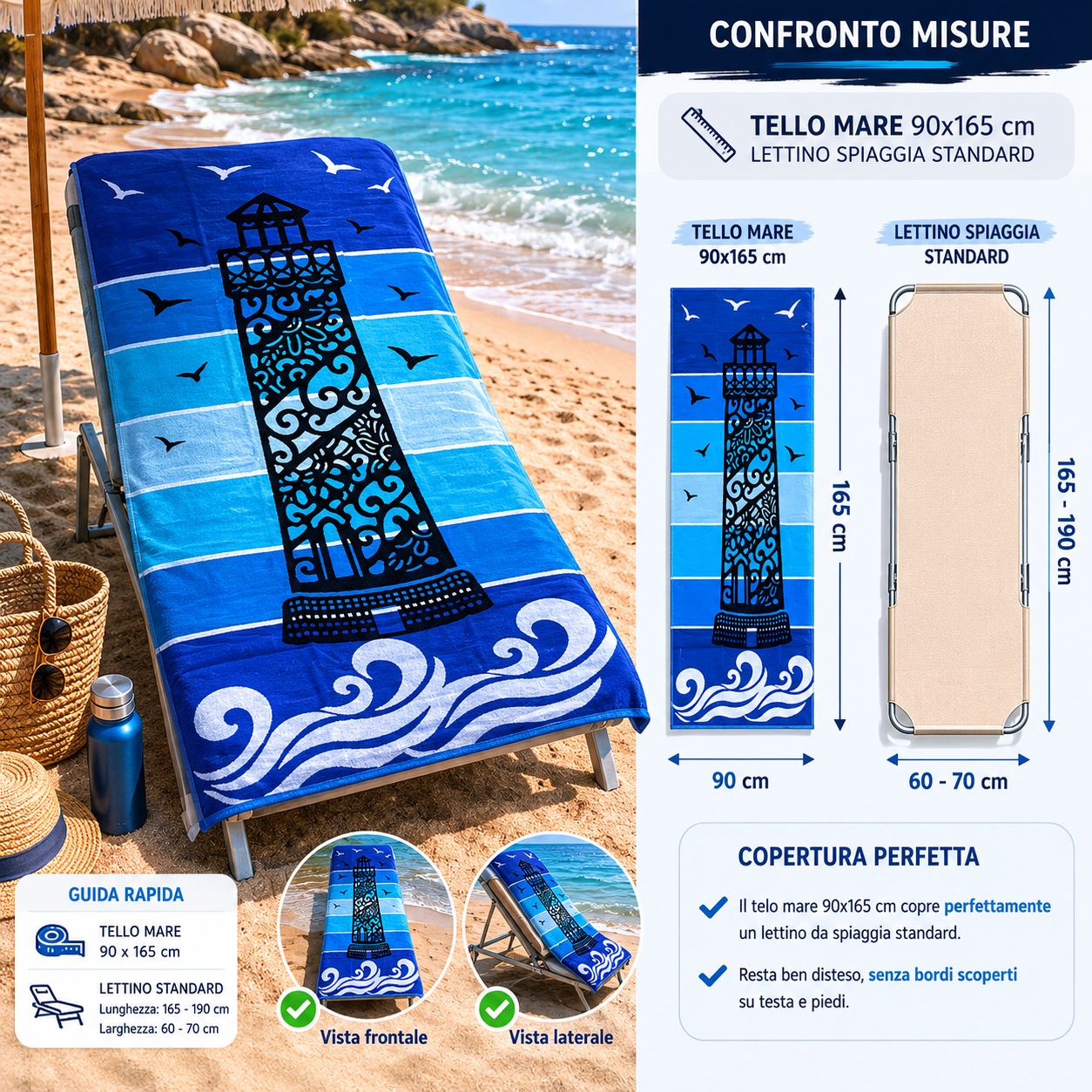 Misure Telo Mare Faro