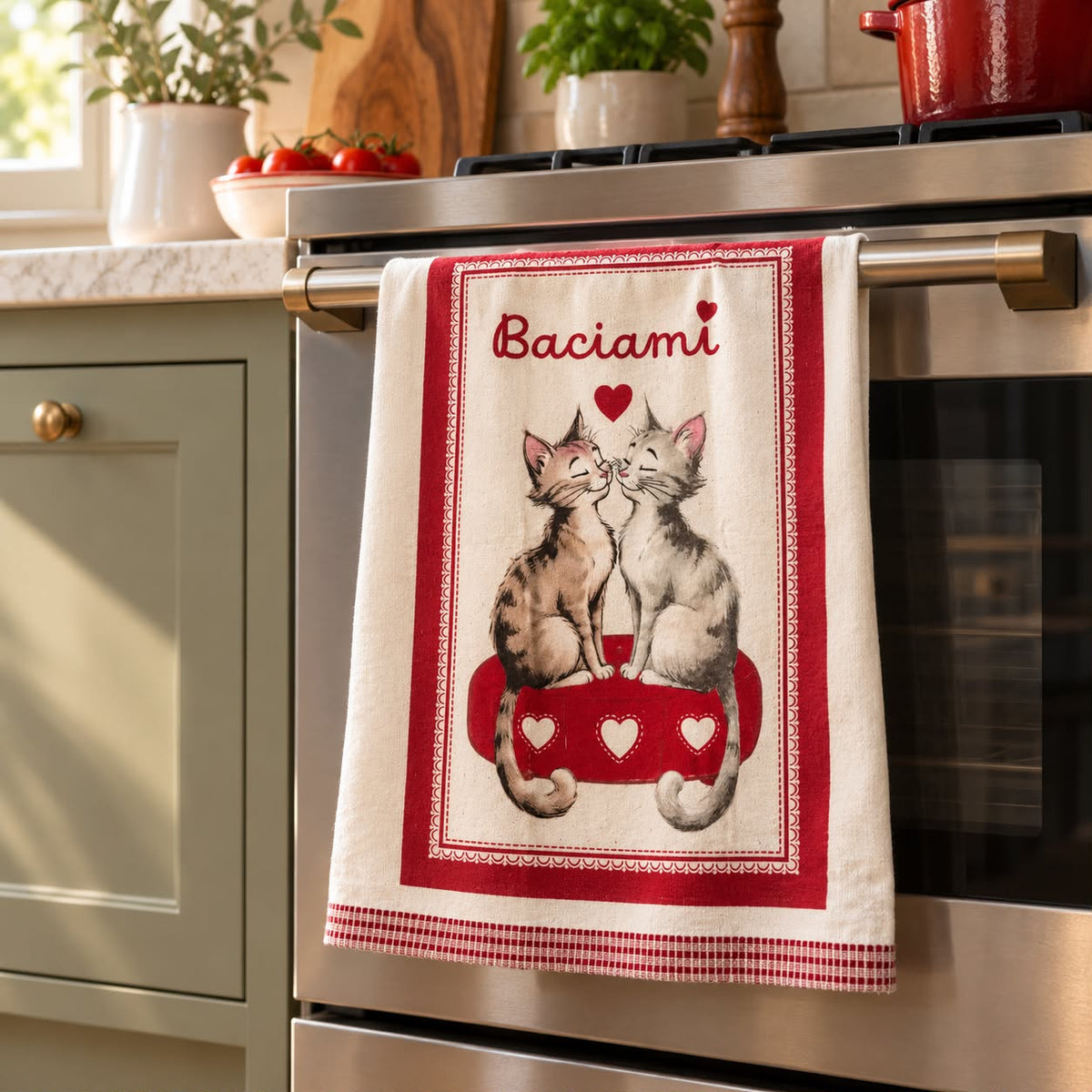 Set 6 Strofinacci Natalizi in Spugna 100% Cotone 350 GSM – Fantasie Assortite