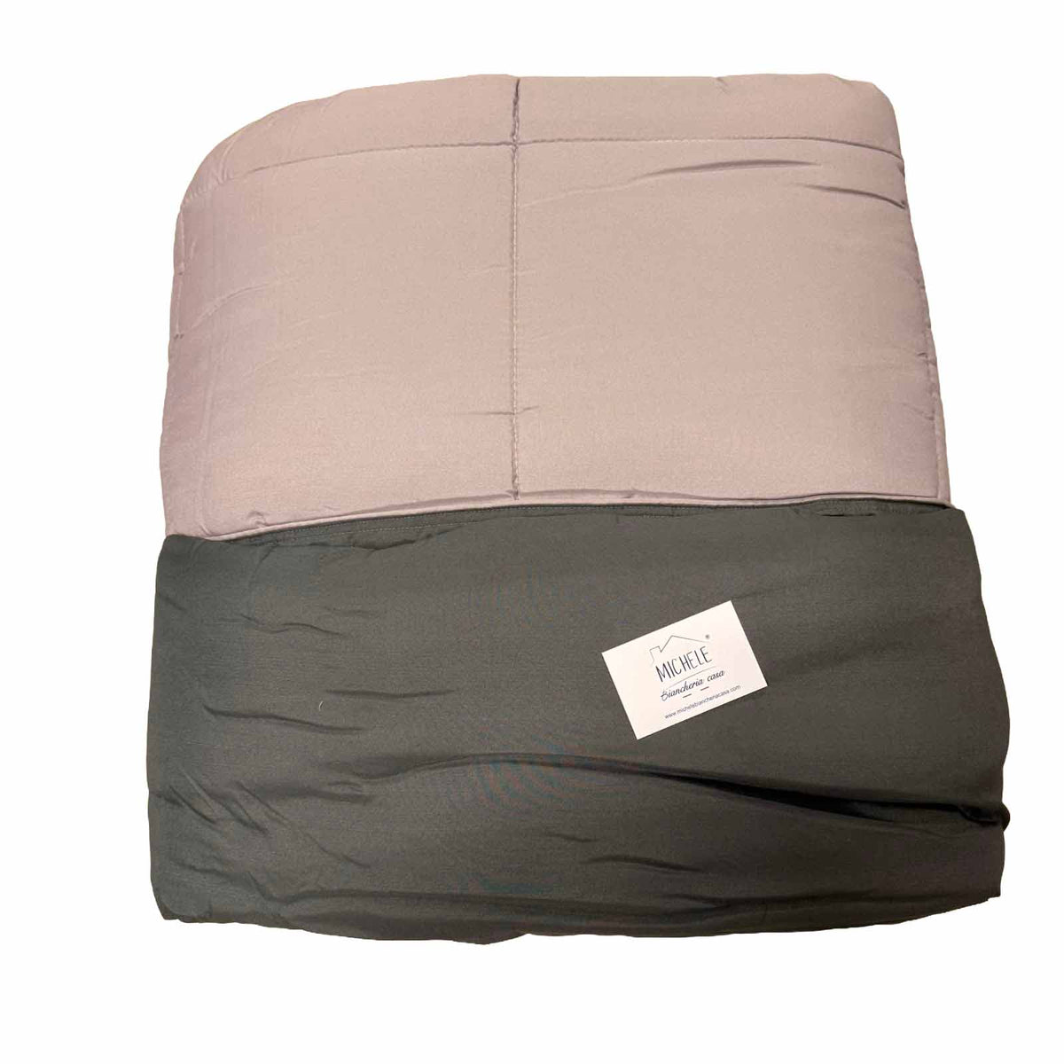 Trapunta Matrimoniale Double Face Effetto Piuma 260x260 cm in Morbida Microfibra, vari colori