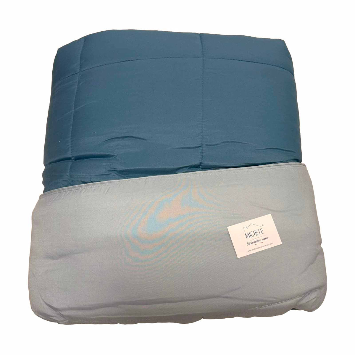Trapunta Matrimoniale Double Face Effetto Piuma 260x260 cm in Morbida Microfibra, vari colori