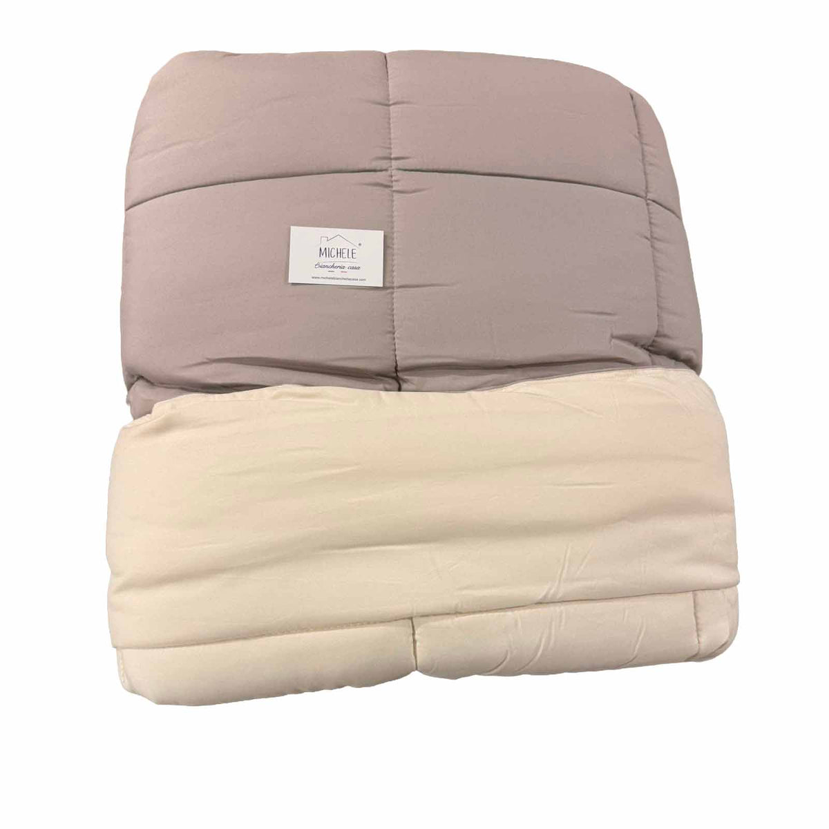 Trapunta Matrimoniale Double Face Effetto Piuma 260x260 cm in Morbida Microfibra, vari colori