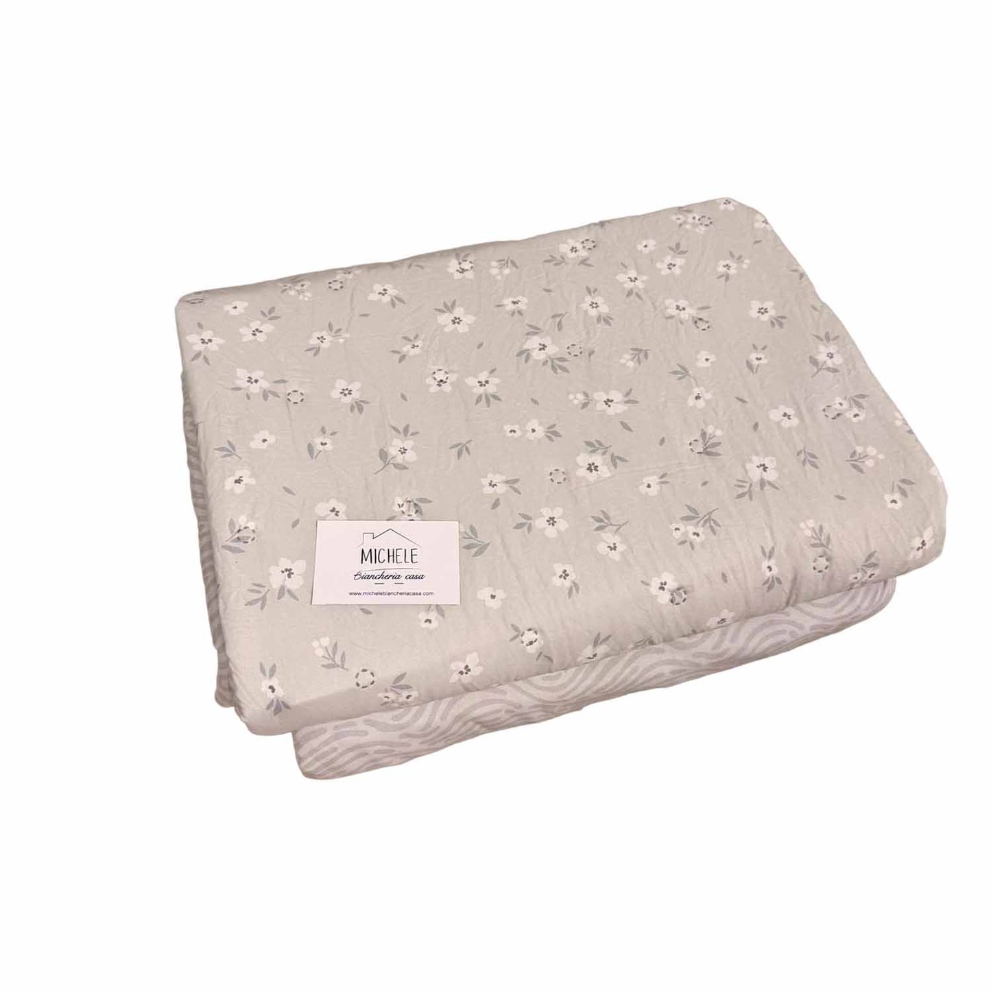 Trapuntino Matrimoniale Double Face Bloom Harmony in Morbida Microfibra 250x250 cm